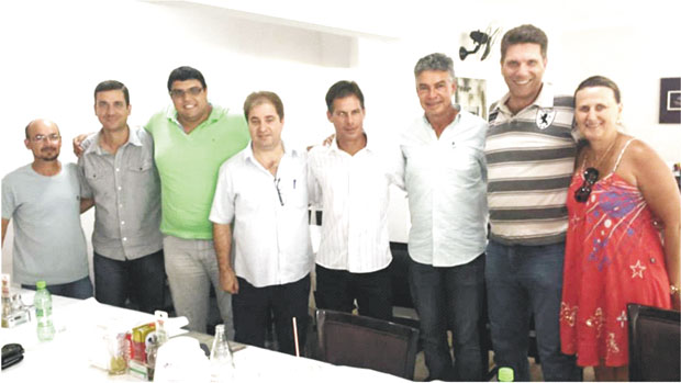 Membros do partido recepcionaram deputado Celino (Foto: Arquivo pessoal)