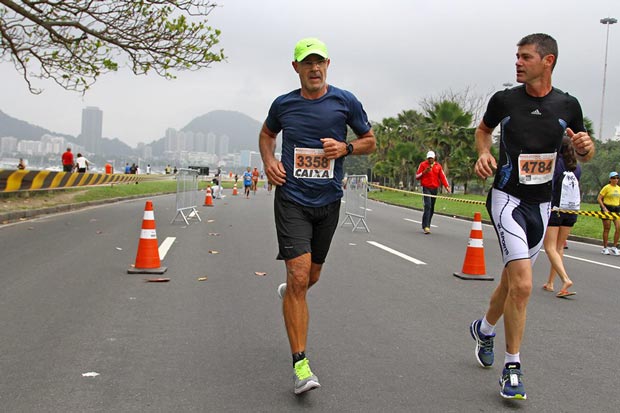 Fernando durante a maratona (Foto Arquivo pessoal)