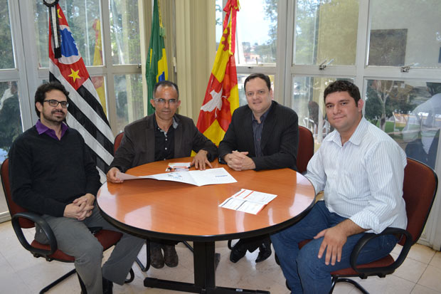 Márcio de Sessa, Valmir, Renato Cividini Matthiesen e Márcio Fernandes (Foto: Assessoria de Imprensa da PMI)