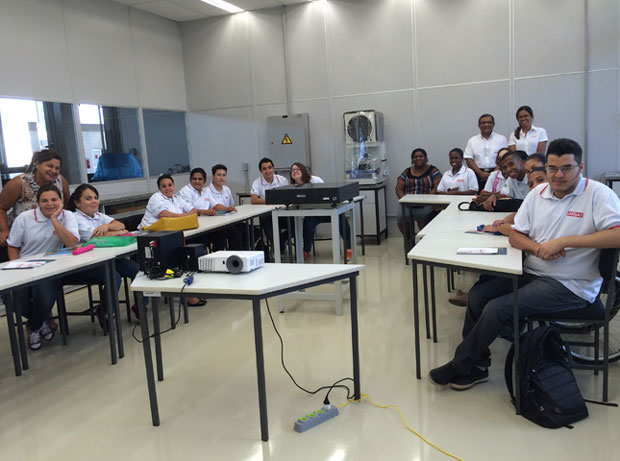 Alunos fazem as aulas no SENAI (Foto: Blog / G. São Martinho)