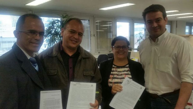 Assinatura do documento aconteceu em São Paulo (Foto: Assessoria de Imprensa da PMI)