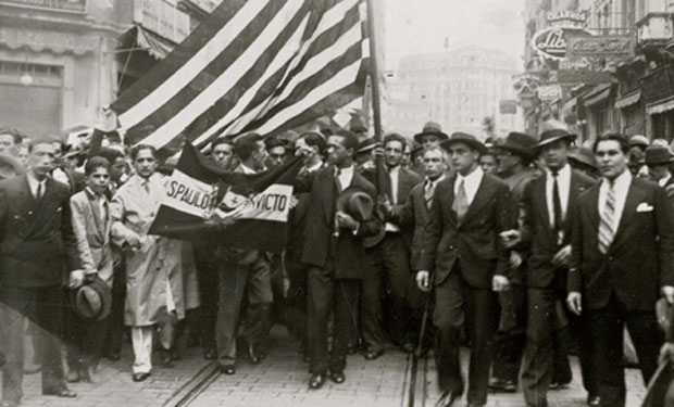 Revolução começou em 9 de julho e foi até 2 de outubro de 1932 (Foto: Domínio Público)
