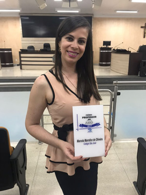 Marcela: “O prêmio me renova como profissional. Sinto-me valorizada” (Foto: Comunicação CPP-Limeira.)