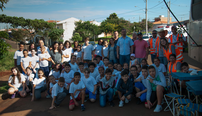 Parceria entre Prefeitura e Usina Iracema ensina conscientização ambiental (Foto: Assessoria de Imprensa da PMI)