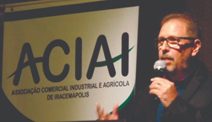  Data foi comemorada com palestra de Luis Rasquilha (Foto: Assessoria de Imprensa Aciai)