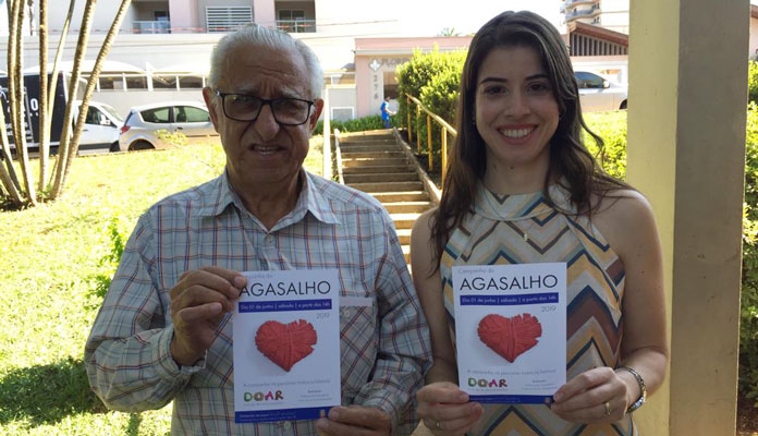 Ademar de Paula e Sabrina Rosada, do Fundo Social: "Objetivo é ajudar famílias carentes" (Foto: Divulgação)