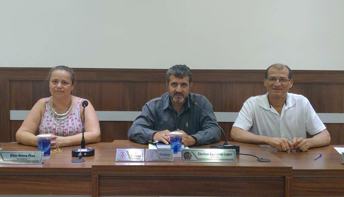 Silvia, Clécimo e Valdenito integram comissão (Foto: Divulgação)
