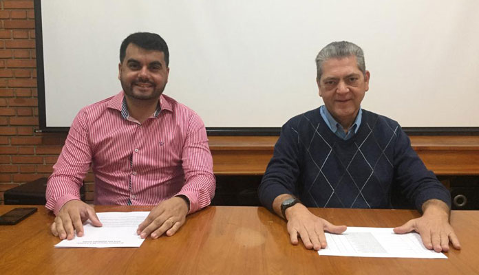 Stanlei Neves e Mário Leme divulgam balanço técnico da parceria com o terceiro setor: números compreendem janeiro a julho de 2019 (Foto: Divulgação)