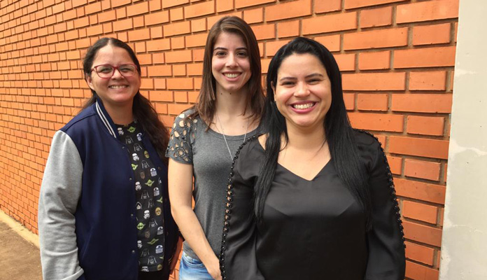 Priscila, Sabrina e Thays: representantes do Conselho Municipal dos Direitos da Criança e do Adolescente (Foto: Divulgação)