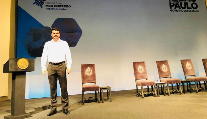 Stanlei Neves, coordenador da Promoção Social, representou o prefeito Fábio Zuza (Foto: Divulgação)