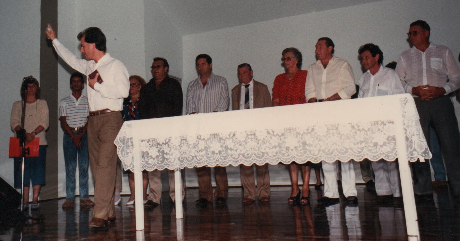 Inauguraçao Ginasio de esportes 1987