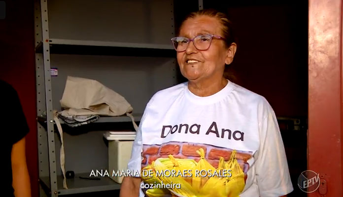 Dona Ana passou sua receita no programa Hora do Rancho (Foto: Divulgação)