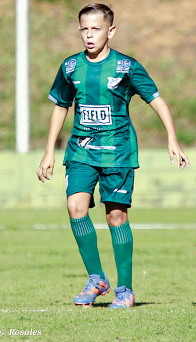 Guilherme Trevisan Buck, de 11 anos, vem atuando no Campeonato Paulista Sub-11 (Foto: Assessoria de Imprensa da PMI)