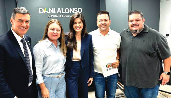 Ralf, Nelita e Chicão em visita à Alesp reforçam pedido de recursos aos deputados Dani Alonso e Capitão Augusto