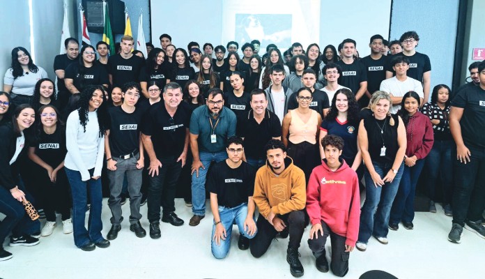 a foto canil no senai